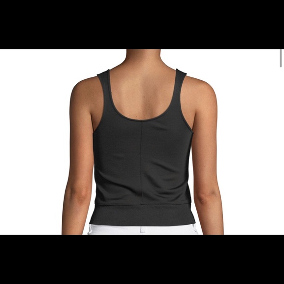 Rag and Bone zip front crop tank - Picture 2 of 2